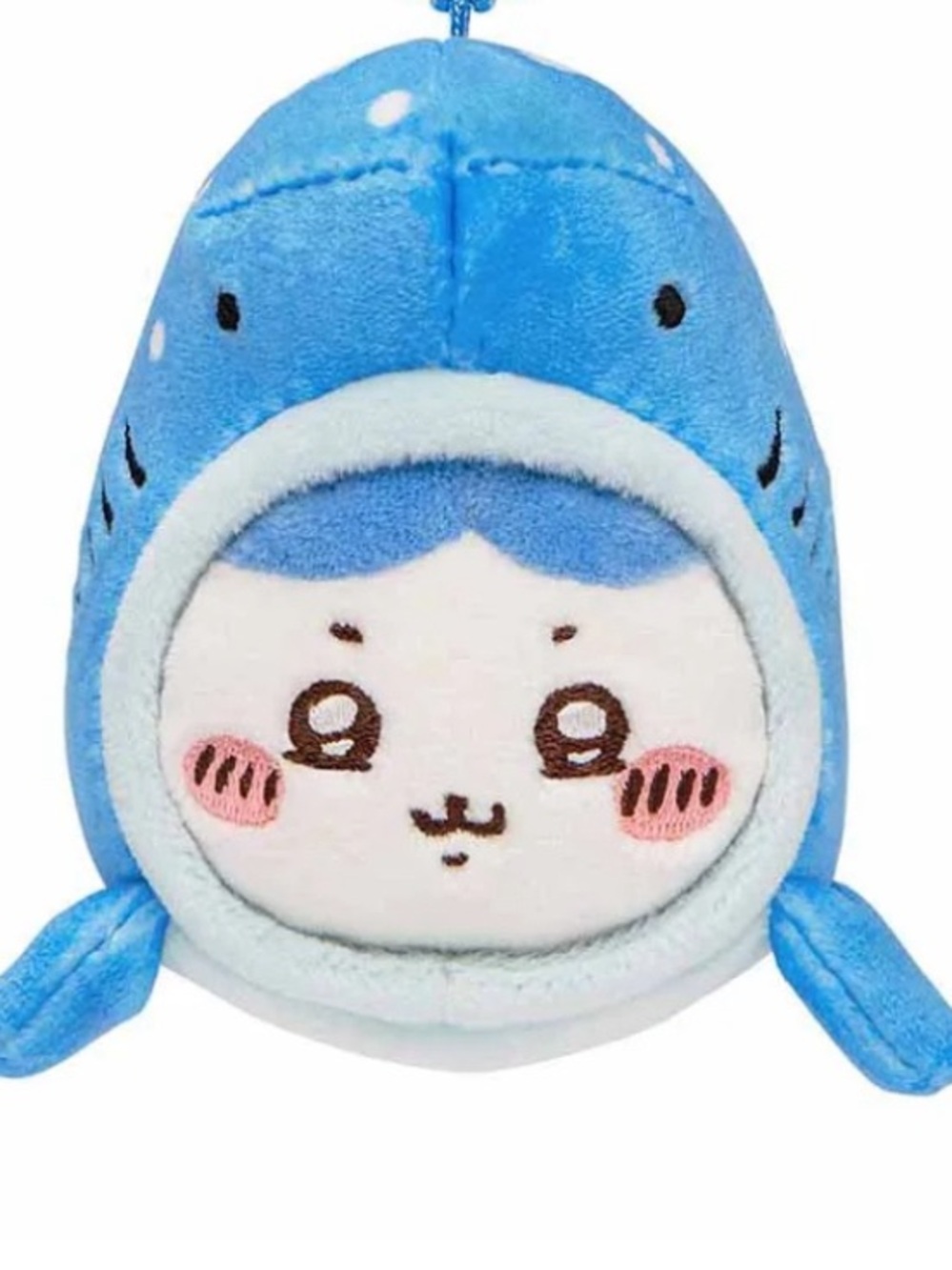 NWOT Whale Shark Hachiware Plush Mascot Keychain from Chilkawa Aquarium Series